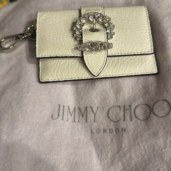 NWOT Authentic jimmy Choo Buckle card case wallet with clip offers accepted. - Picture 3 of 7